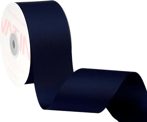 Miniatura 43 de Vatin - Rollo de cinta de grogrén, rollos de 25-50 yardas, perfecto para decoración de bodas, coronas, baby showers, envolturas de paquete de regalo