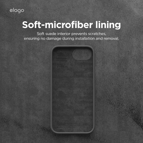 Miniatura 6 de elago Funda de silicona compatible con iPhone 17e y iPhone 16e, funda de silicona líquida de alta calidad, funda protectora de cuerpo completo, a