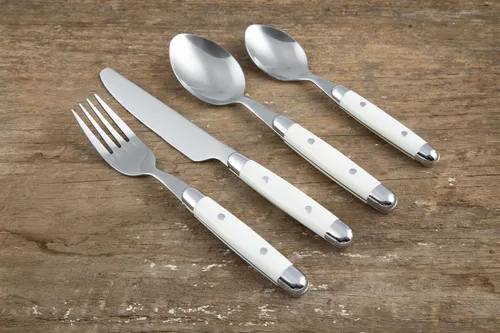 Miniatura 4 de Cambridge Silversmiths Jubilee - Juego de cubiertos (16 unidades), color negro