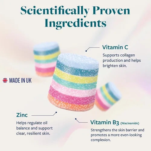 Miniatura 3 de Upsa Nourished Collagen Skin Glow 30 unidades - Complejo Ovoderm® de membrana de huevo con vitamina C, niacinamida y zinc - para piel elástica