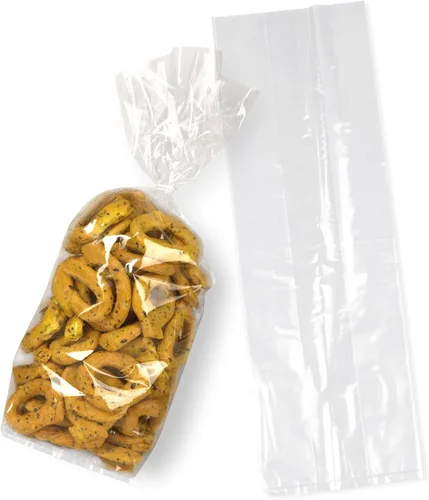 Miniatura 16 de APQ Supply Bolsas de polietileno transparentes con refuerzo, 4 x 2 x 10 pulgadas. Paquete de 1000 bolsas de plástico con refuerzo lateral con parte