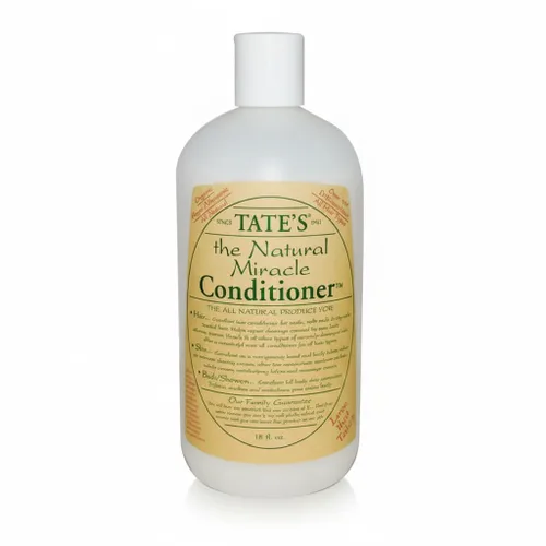 Miniatura 8 de Tate's Acondicionador Natural Miracle – 18 onzas líquidas con mini acondicionador natural sin perfume para cabello seco, dañado y teñido, reparación