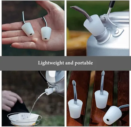 Miniatura 5 de CALLARON 2 unids al aire libre de extensión de la caldera de la caldera de extensión cepillo extensor para el té moderno de la estufa