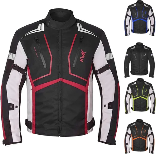 Miniatura 11 de Chaqueta de moto para hombre CE Blindado, Impermeable, para todo clima, M