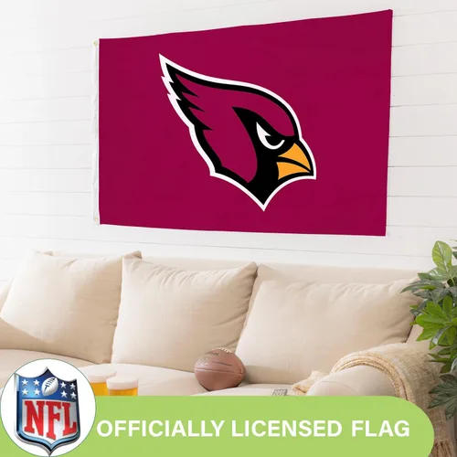 Miniatura 4 de Bandera de casa al aire libre duradera de 3 x 5 pies de los Arizona Cardinals de la NFL con ojales Bandera y cartel del equipo deportivo Bandera