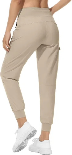 Miniatura 44 de RlaGed - Pantalones tipo cargo de senderismo para mujer, pantalones deportivos ligeros, de secado rápido, resistentes al agua, para pesca y al aire
