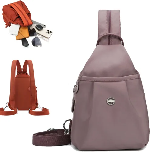 Miniatura 9 de 2025 Premium 3 en 1 bolsa de viaje antirrobo, mochila de tela Oxford impermeable de 2 vías, bolsa de mano para mujer, Negro, Tamaño único, Moda