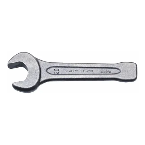 Miniatura 7 de Stahlwille 42040036 4204 Llave de extremo abierto de cara llamativa, tamaño 1.417 in, acero especial para herramientas con acabado gris, forjado