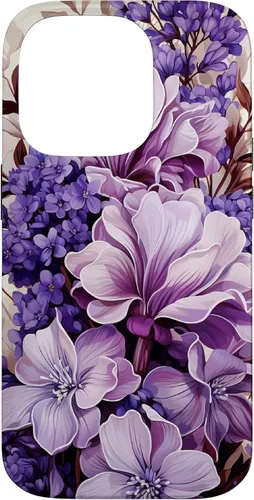 Miniatura 16 de Funda para iPhone 12 mini Lavender Floral Purple Flower
