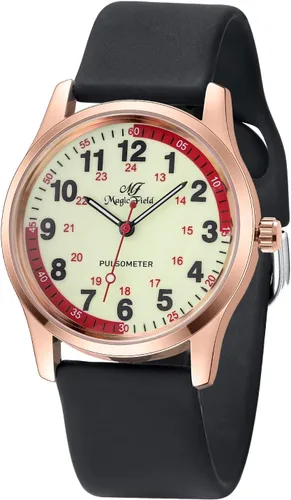 oyeaho Reloj de enfermera para enfermeras, médicos, profesionales médicos, estudiantes, hombres, mujeres, unisex, fácil de leer, esfera luminosa,