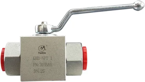Miniatura 2 de Taixin Hidráulica 1 "NPT 4650PSI KHB válvula de bola de alta presión