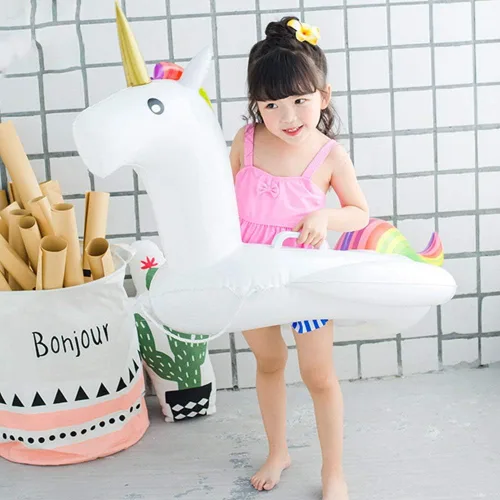 Miniatura 4 de Flotador de piscina para bebés, flotadores, anillo de natación inflable con asas para niños de 1 a 6 años