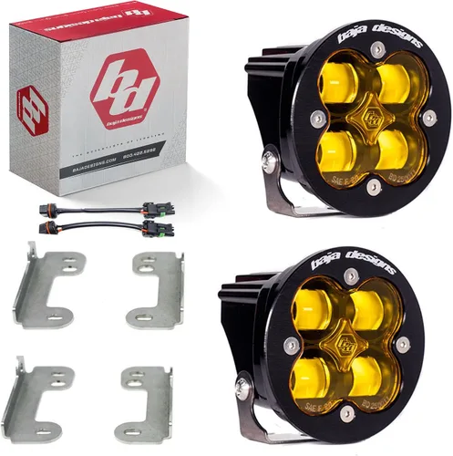Miniatura 14 de Kit de luces LED de niebla de bolsillo Baja Designs Squadron-R SAE compatible con Jeep Gladiator 2020-22; Wrangler JL 2018-22 parachoques OEM