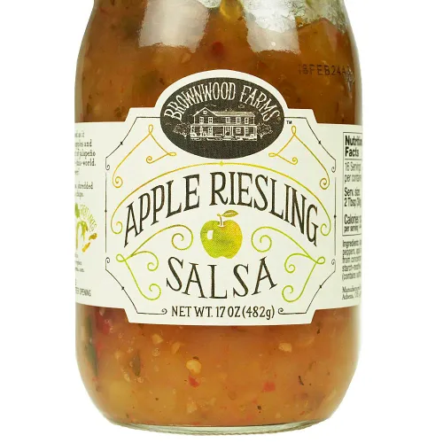 Miniatura 4 de Brownwood Farms Salsa de frutas, dulce y afrutada, hecha en pequeños lotes, de la región de los Grandes Lagos (Riesling de manzana)