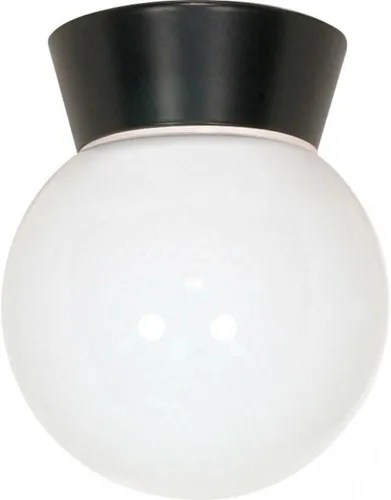 Miniatura 6 de Nuvo Lighting SF77/156 - Accesorio utilitario de aluminio fundido a presión duradero al aire libre cerca del techo, porche y patio, luz con cilindro