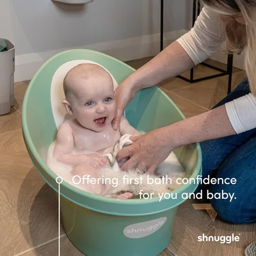 Miniatura 6 de Shnuggle Bañera para Bebé Recién Nacido Soporte Integrado y Respaldo Suave Adecuado desde Recién Nacido Soporte de Asiento de Baño Incluye