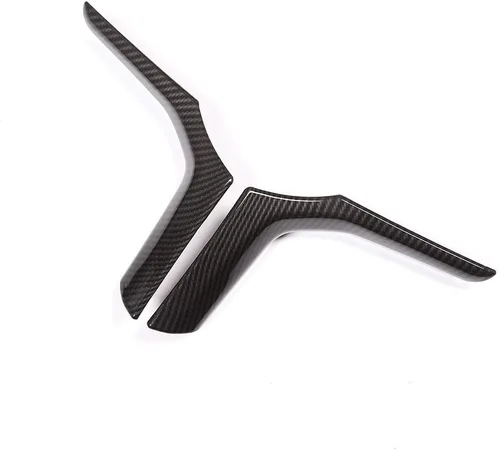 Miniatura 3 de YIWANG Carbon Fiber Style ABS Car Steering Wheel Decoration Cover Trim for BMW X3 G01 2018,X4 G02 2019,5 Series G30 Auto Accessories
