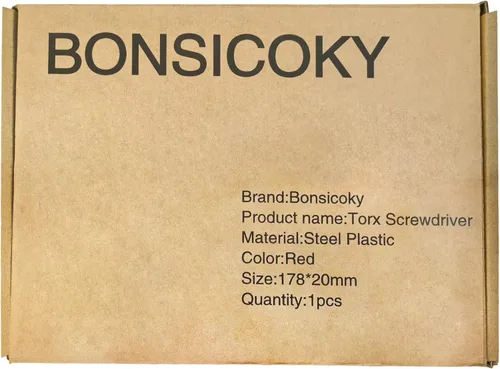 Miniatura 7 de Bonsicoky Destornillador de seguridad Torx T20 con punta magnética y mango de plástico, destornillador Torx para reparación de computadoras