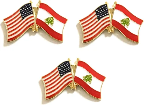 Miniatura 89 de 3 Pines de solapa con banderas de Estados Unidos y países internacionales, paquete de 3 pines dobles con diseño de banderas de Estados Unidos
