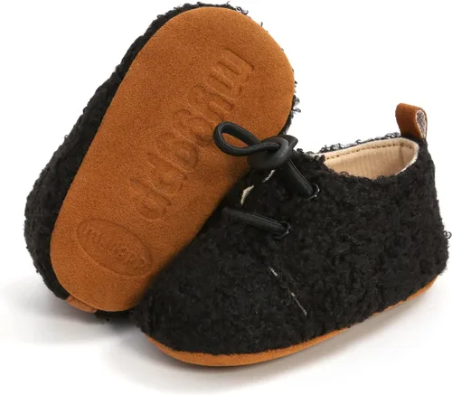 Miniatura 29 de SOFMUO Pantuflas unisex para bebé, niña, niño, ligeras, antideslizantes, para interiores, zapatos de casa, botines para niños pequeños