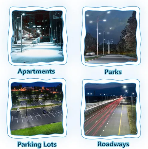 Miniatura 6 de Luz LED de estacionamiento de 100 W con fotocélula y soporte deslizante 14000 lúmenes 5000 K, atenuación de 0-10 V LED para exteriores, iluminación