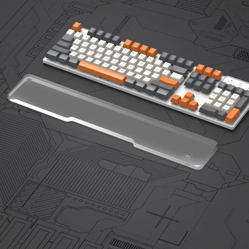 Miniatura 17 de Reposamuñecas acrílico para teclado profesional - Teclado compacto 60% - Teclados mecánicos Reposamanos ergonómico para teclado de computadora, base