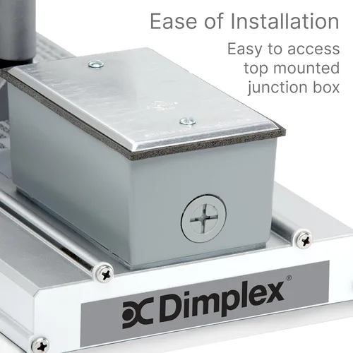 Miniatura 5 de Dimplex DLW Series - Calentador eléctrico para patio, resistente a la intemperie, negro, 1500 W, calentador radiante prémium para uso en interiores