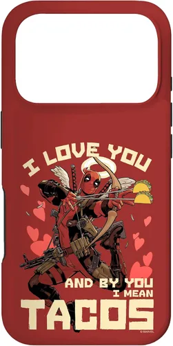 Miniatura 66 de Marvel Deadpool I Love You and by You I Mean Tacos - Carcasa para iPhone 17