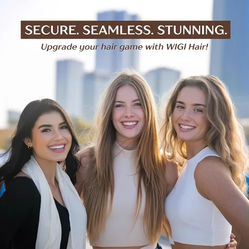 Miniatura 9 de WIGI Extensiones de cabello adhesivas de alta calidad, cabello humano 100 % real, 1.76 onzas por paquete, 20 unidades, extensiones de cabello lacio