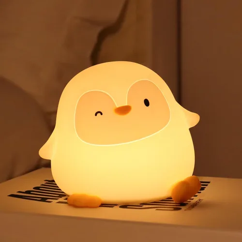 Miniatura 10 de Luz nocturna de hongos, lámpara de silicona blanda para niños, control de grifo, 2 niveles de brillo, batería de 50 horas, temporizador automático