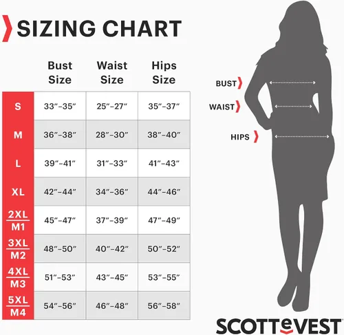 Miniatura 4 de SCOTTeVEST RFID Vest for Women - 18 Hidden Pockets - Water Repellent for Travel & More