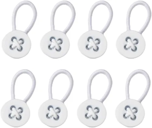 Miniatura 11 de 8 extensores de cuello para mujeres y hombres, extensor de botón de aleación de 20L para camisas de vestir, cuello y puños