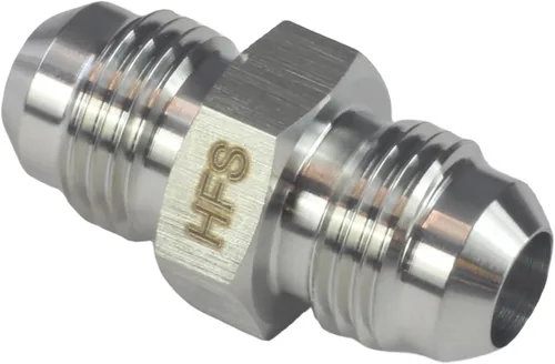 Miniatura 6 de HFS (R) 3/8 "JIC macho x 3/8" JIC macho Flare Union Tube Pipe Fittings recto acero inoxidable 304