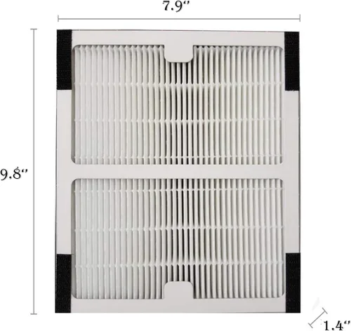 Miniatura 6 de Idylis - Filtro purificador de aire A - Juego de 2 filtros HEPA y de carbono para Idylis IAP-10-100, IAP-10-150, AC-2119, modelo IAF-H-100A