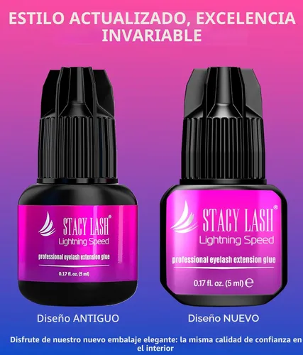 Miniatura 3 de Pegamento para extensiones de pestañas Stacy Lash velocidad relámpago 5ml / 0.17 fl.oz / tiempo de secado de 0.3 segundos / retención de 6-8 semanas