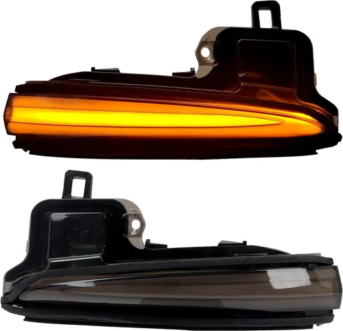 HIGH FLYING Accesorios de coche - Espejos laterales LED, indicador de luces intermitentes dinámicas secuenciales, par para Toyota Tacoma 2016-2023,