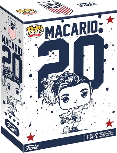 Miniatura 2 de Funko Pop! Boxed Tee Selección Nacional Femenina de Fútbol de Estados Unidos - Caterina Macario - M