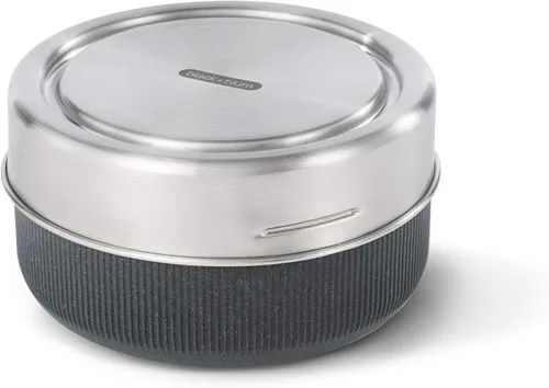 Miniatura 8 de BLACK + BLUM Recipiente de vidrio para almuerzo, a prueba de fugas, apto para horno, contenedor de alimentos, almendra, 25 onzas líquidas / 25.4 fl