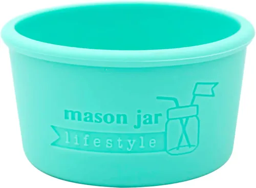 Miniatura 11 de Mason Jar Lifestyle - Fundas de silicona de 4 onzas para proteger bolas pequeñas, Kerr, tarros de conservas acolchados (gris carbón, paquete de 2)