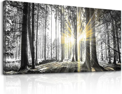 Miniatura 17 de Yxbhhym - Arte de pared en blanco y negro con temática de puesta de sol en la playa, decoración costera para la habitación, imagen del océano