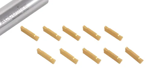 Miniatura 6 de Accusize Industrial Tools Mgmn200 Insertos de carburo recubiertos de estaño, 10 unids/caja, 2403-4022x10