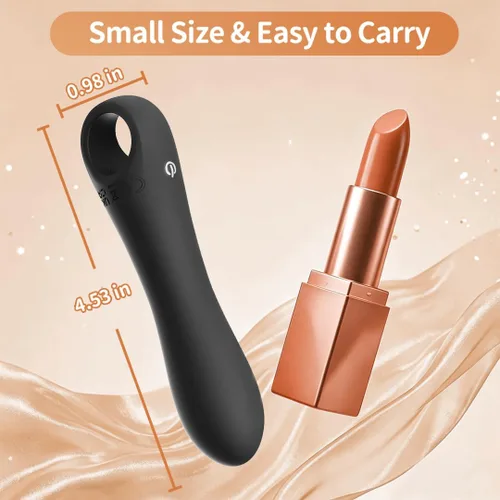 Miniatura 6 de Minivibradores de bala juguetes sexuales para adultos para mujer - Vibrador consolador NSBAN para punto G para estimulación clitoral femenina con 10