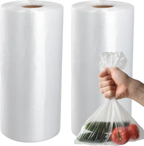 Miniatura 14 de Bolsas de almacenamiento de alimentos de 10 x 14 pulgadas, bolsa de plástico transparente, 500 unidades bolsa de plástico desechable para alimentos