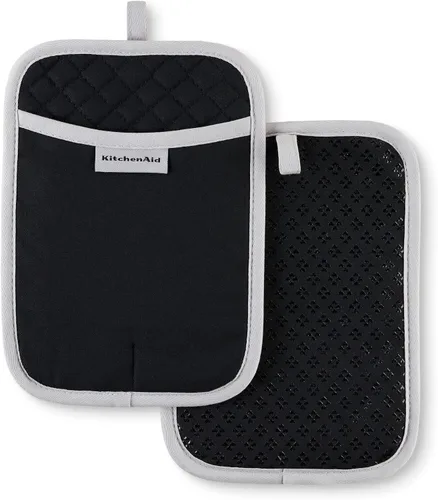 Miniatura 7 de KitchenAid Juego de 2 soportes para ollas asteroides, cielo aguamarina, 7 x 10 pulgadas