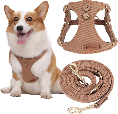 Miniatura 9 de Arnés para Perro, Arnés Sin Tirones para Perros y Conjunto de Correa Multifunción para Perros Medianos Caminata Fácil Diaria Chaleco Arnés