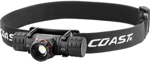 Miniatura 2 de Coast XPH25R - Linterna LED recargable por USB de 410 lúmenes con haz puro giratorio y base magnética