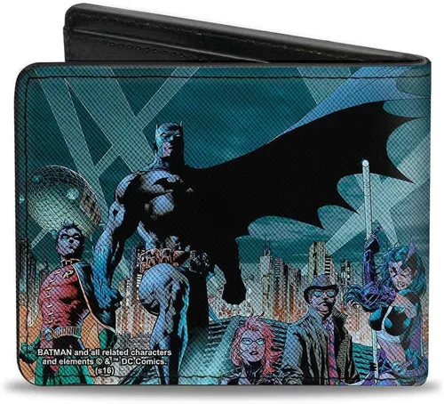 Miniatura 2 de BatmanCartera color Batman problema 619Hush 9-character Gotham City Skyline