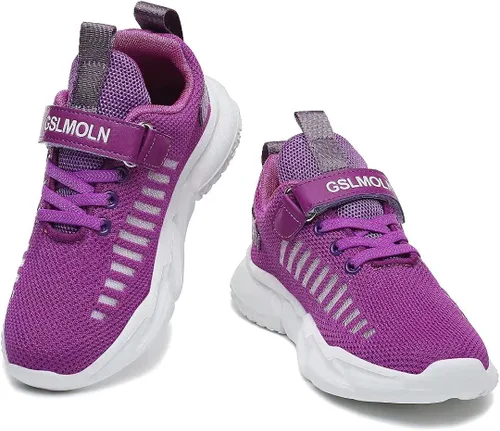 Miniatura 2 de Jakcuz Tenis de plataforma para niños, ultraligeros, transpirables, informales, para gimnasio, deportes, caminar, para niñas y niños