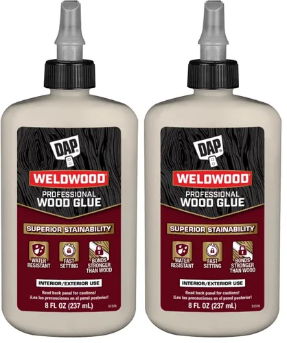 Miniatura 8 de DAP Weldwood - Pegamento profesional para madera, amarillo, 8 onzas (7079800480)