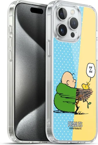 Miniatura 323 de Head Case Designs Funda de gel con licencia oficial de Peanuts Snoopy & Woodstock Halfs and Laughs [protección de grado militar] compatible